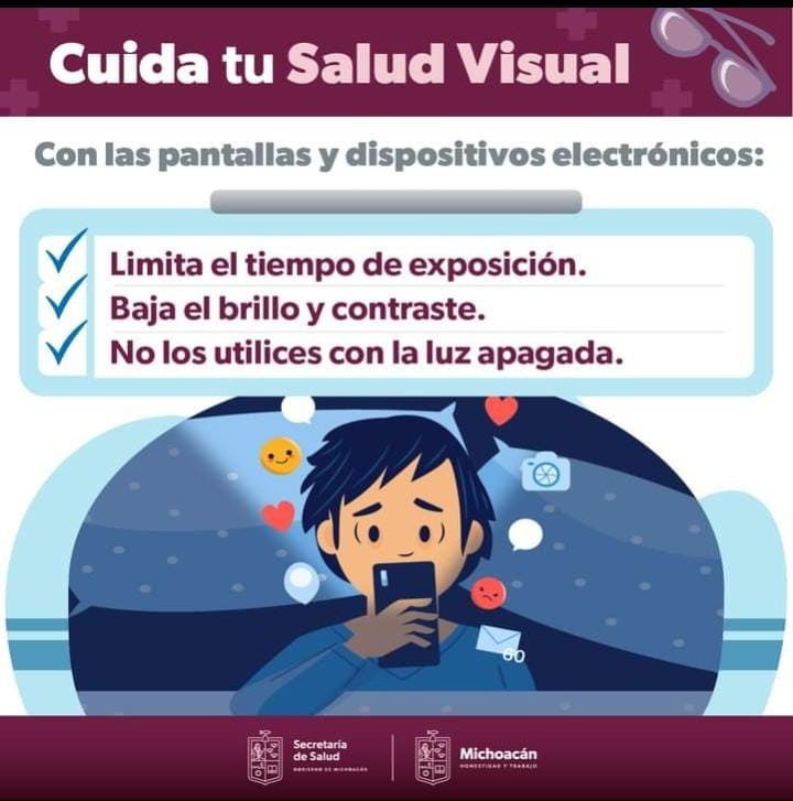 Uso excesivo de celulares y tabletas aumenta riesgo de miopía en menores: SSM.