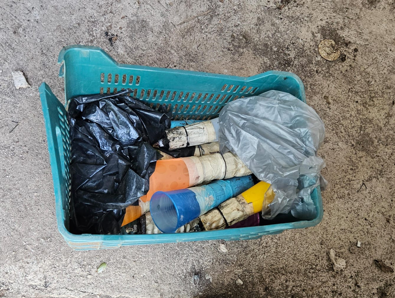 BOI’S aseguran artefactos explosivos improvisados; en el municipio de Apatzingán.