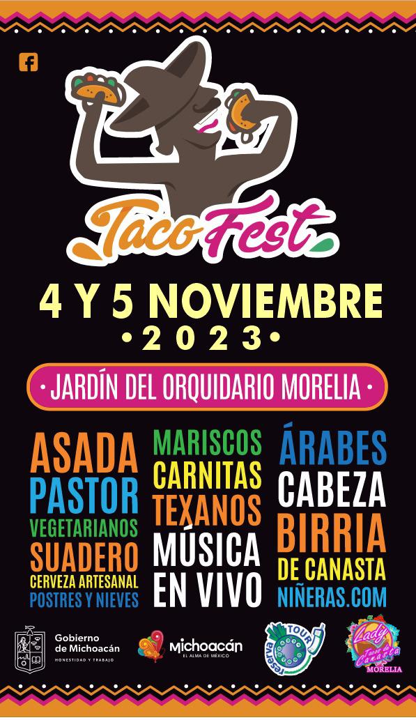 Saborea más de 100 variedades de tacos en el Taco Fest 2023.
