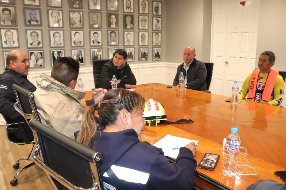 Consejo Municipal de Protección Civil mantiene monitoreo en todo el municipio ante precipitación