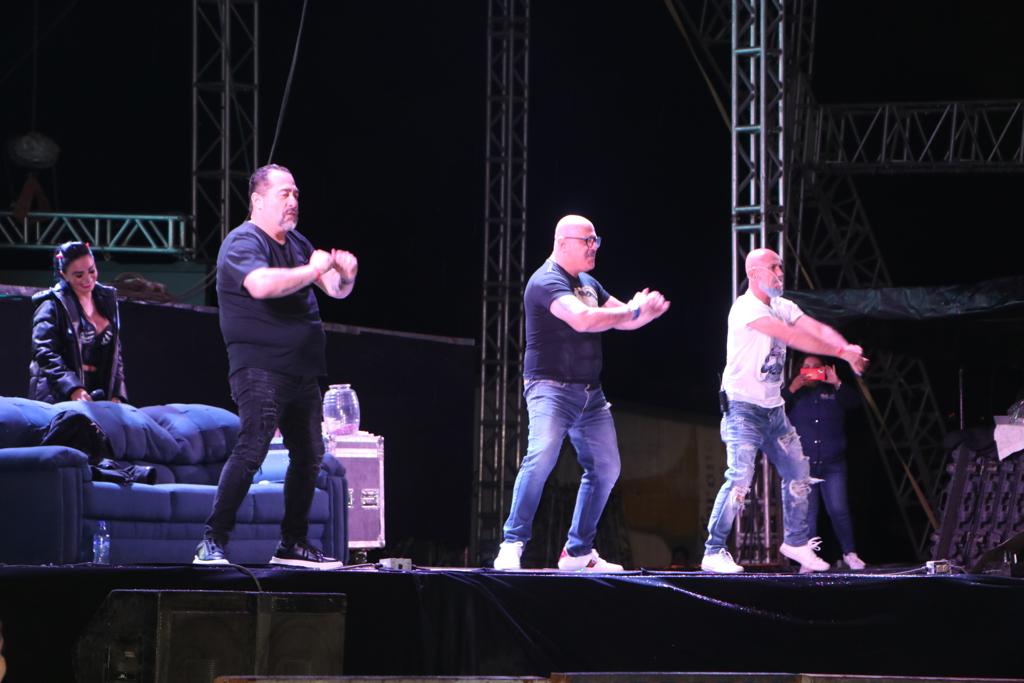 Noche de humor y risa fue la que se vivió en el Foro de Espectáculos de la Feria, con la Presentación de Guerra de Chistes