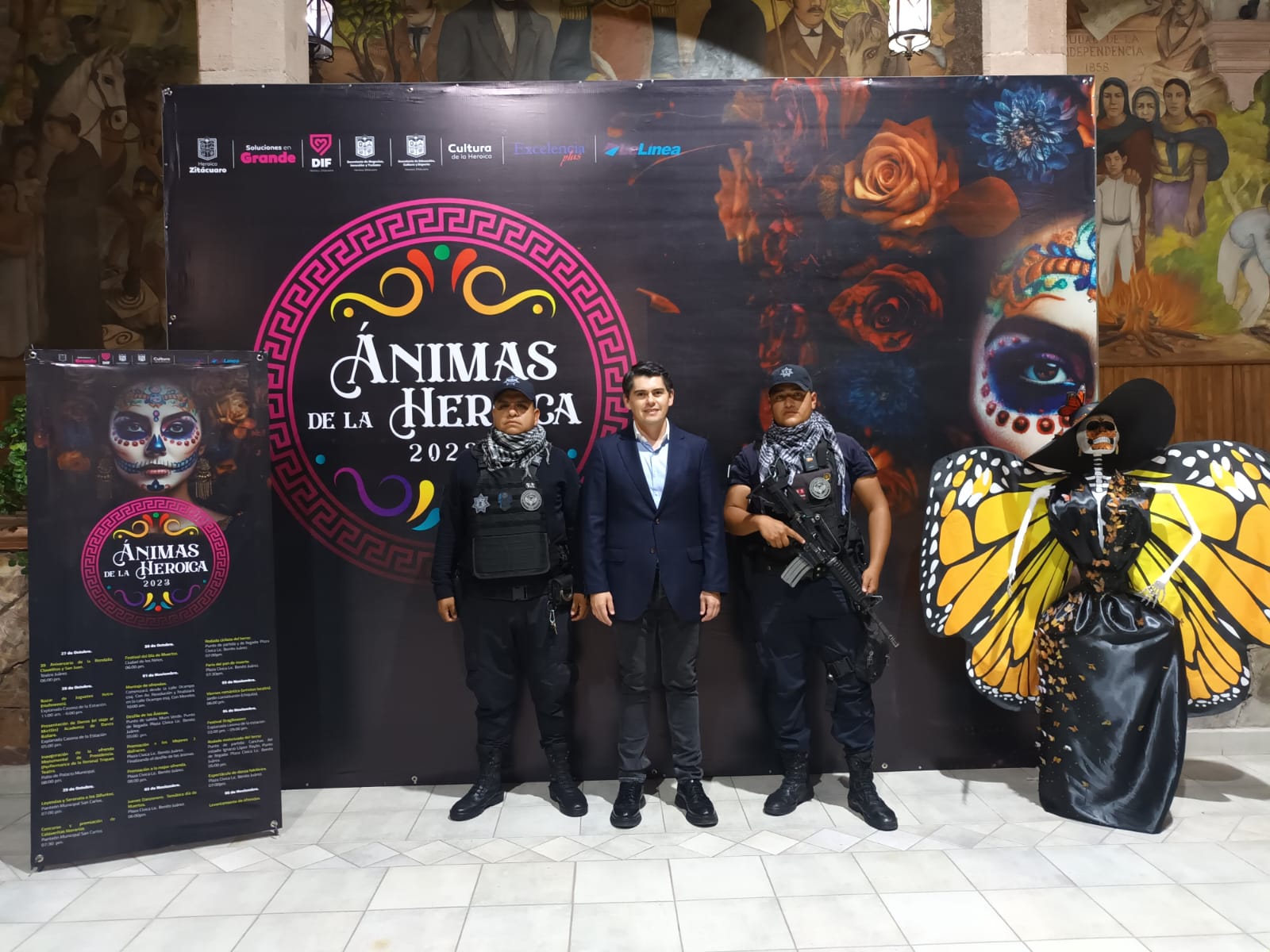 Listo operativo de seguridad los Días de Muertos en Zitácuaro