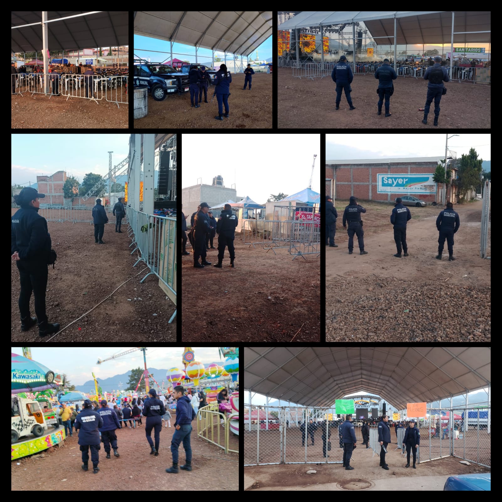 Despliegue de 134 elementos de la Guardia Civil para garantizar la seguridad en la Feria de Todos los Santos en Cd. Hidalgo