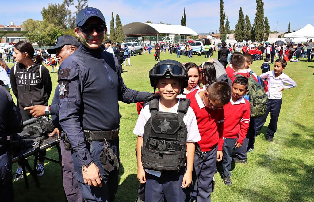 Lleva SSP programa Mi Pequeño Gran Guardia Civil, a alumnos de Santa Ana Amaya.