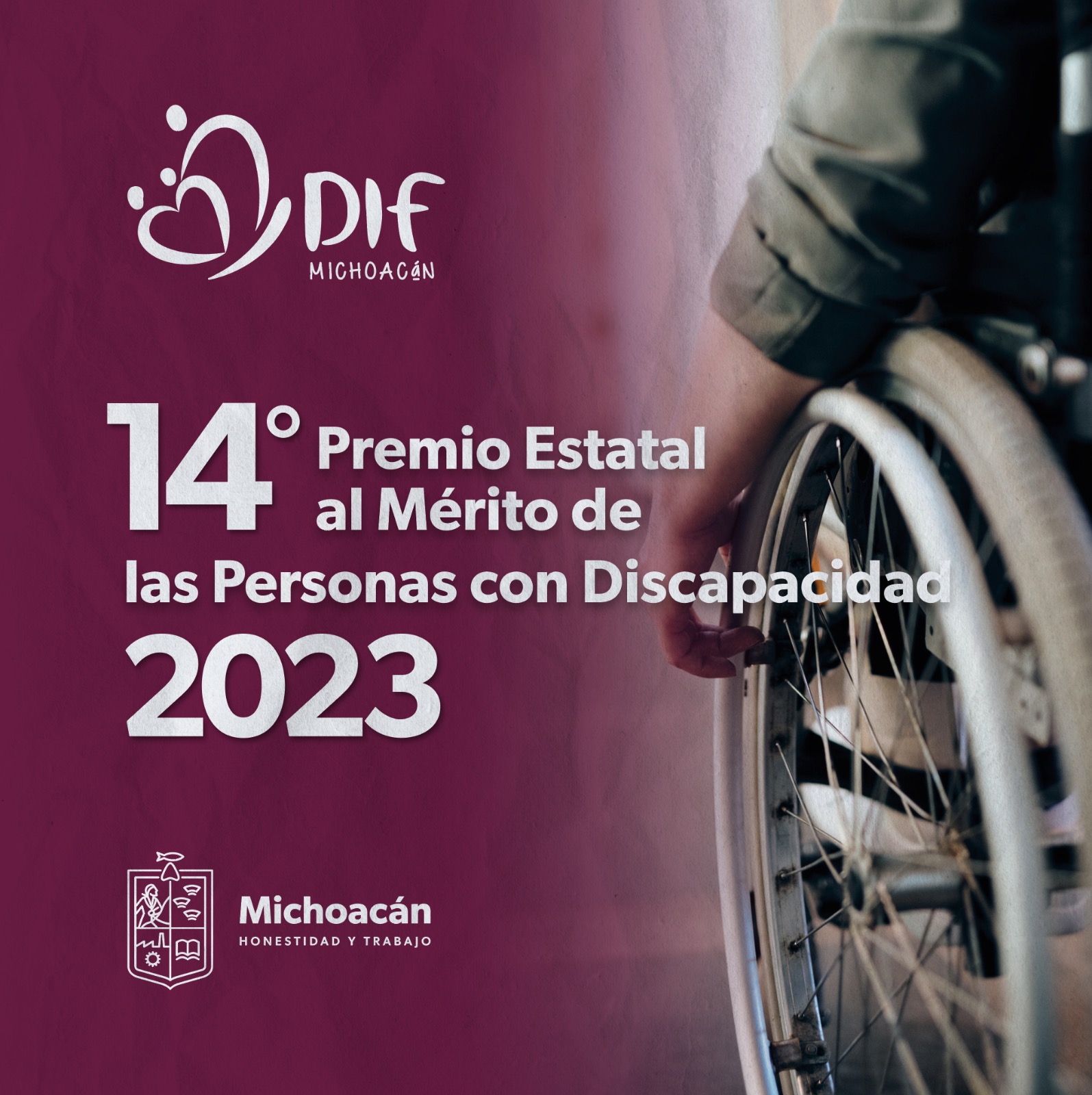 DIF convoca a participar en el Premio Estatal al Mérito de las Personas con Discapacidad.