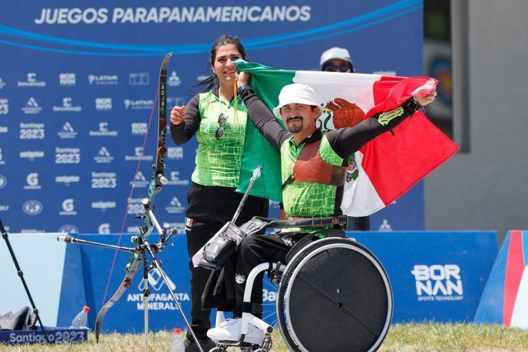 Michoacano Samuel Molina gana oro y bronce en Parapanamericanos Santiago 2023.