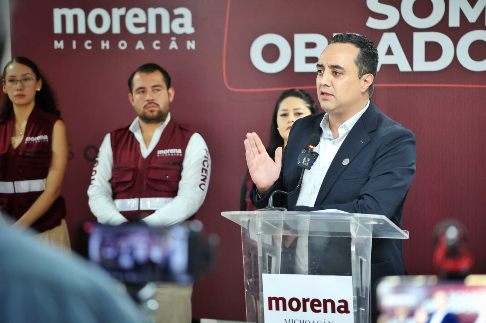 En Michoacán, Sheinbaum tiene el apoyo de un partido fuerte y en movimiento: JP Celis.   