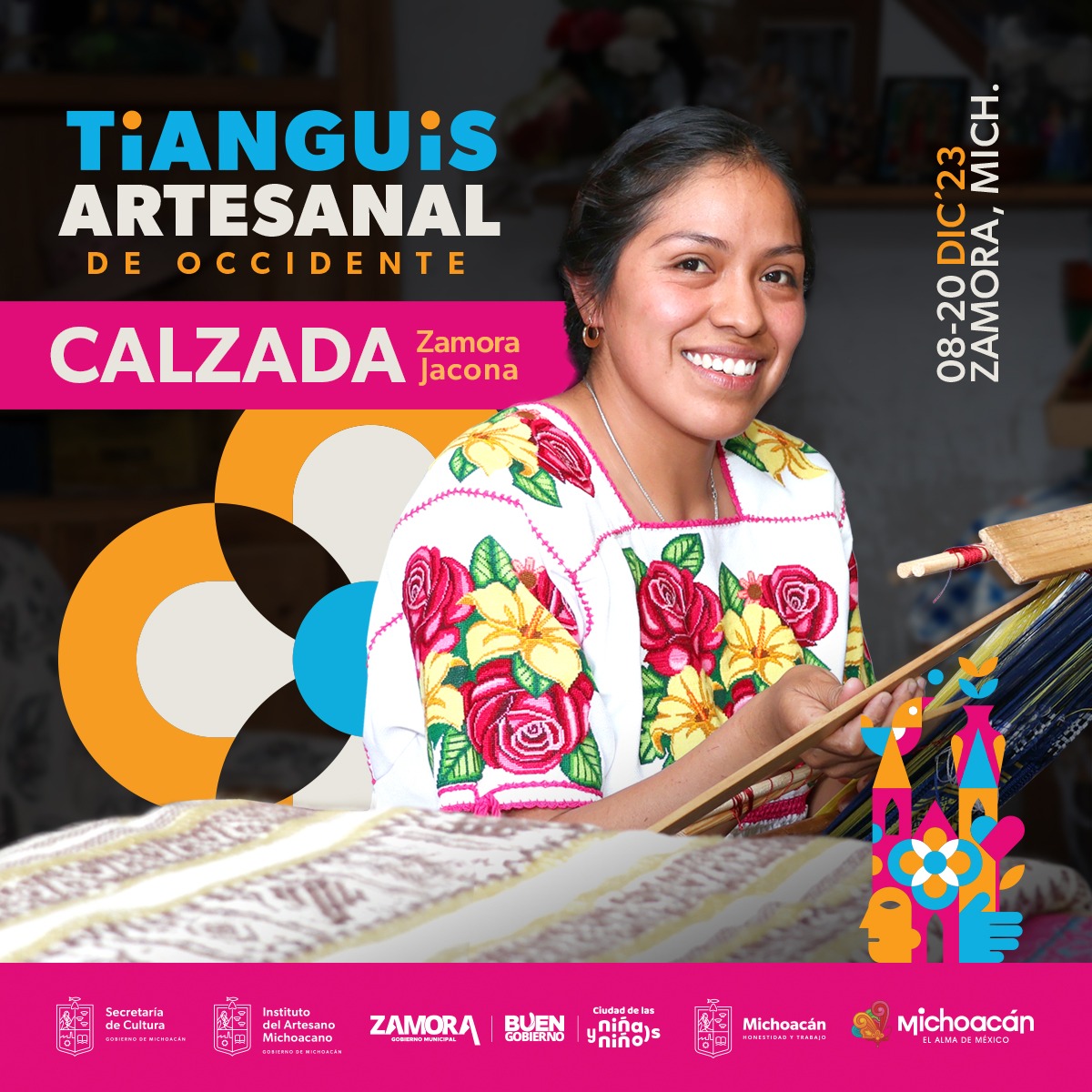 Tianguis Artesanal de Occidente cambia a la calzada Zamora-Jacona