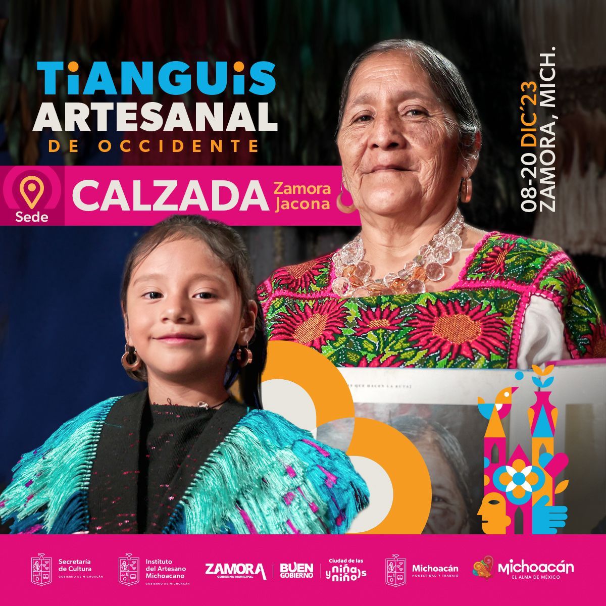 Aprovecha los últimos días del Tianguis Artesanal de Occidente en Zamora