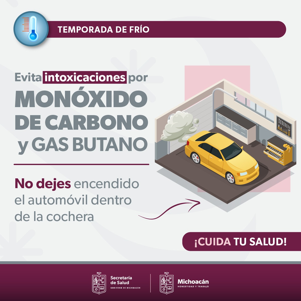 SSM alerta a la población por bajas temperaturas.