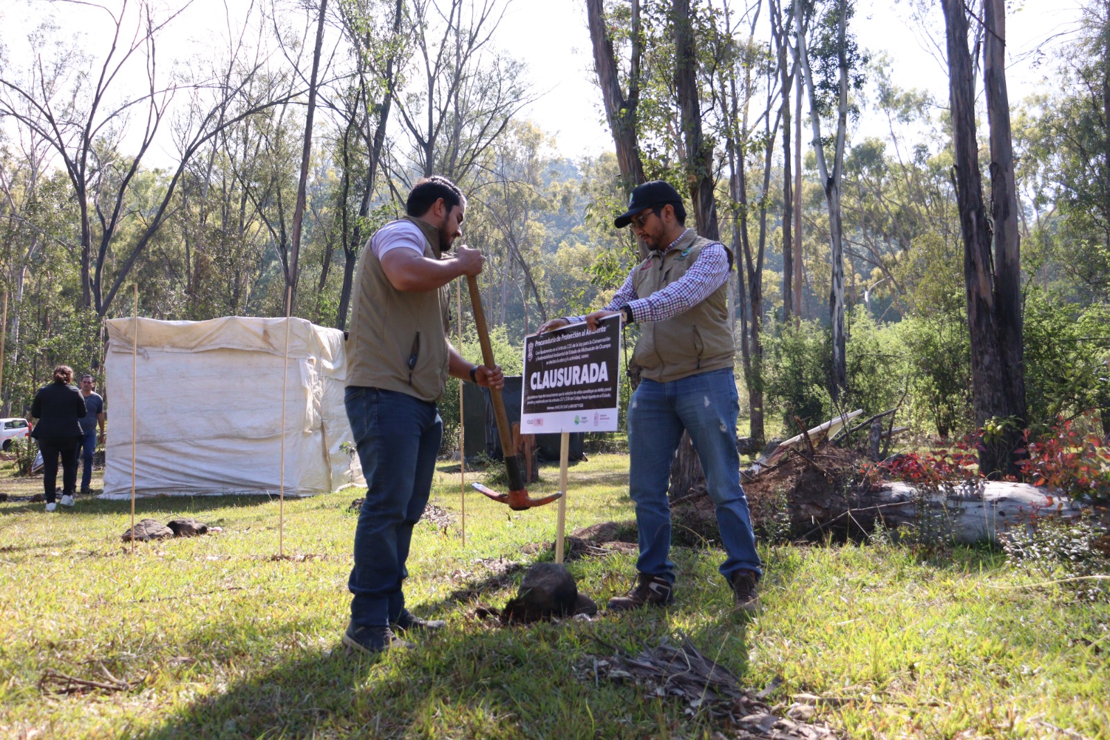Clausura Proam obras en Área Natural Protegida Piedra del Indio.