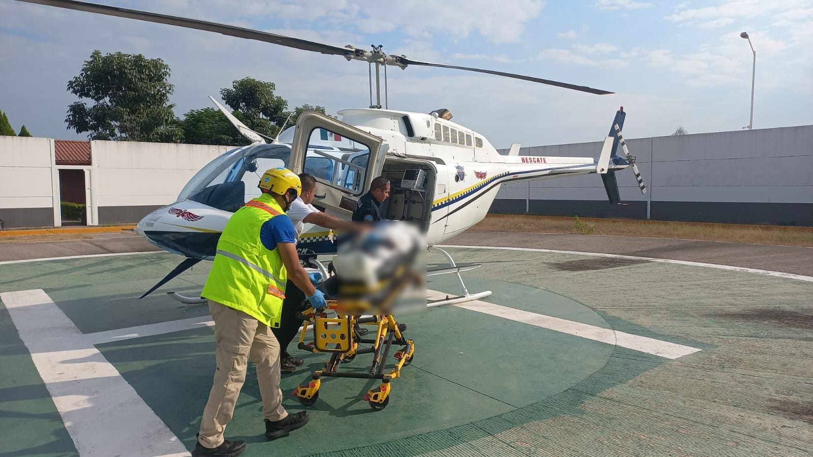 Exitosa operación aérea para traslado médico de Huetamo a Morelia.