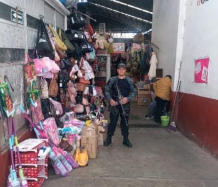 Guardia Civil activa operativo de seguridad por fiestas de fin de año en Tacámbaro.