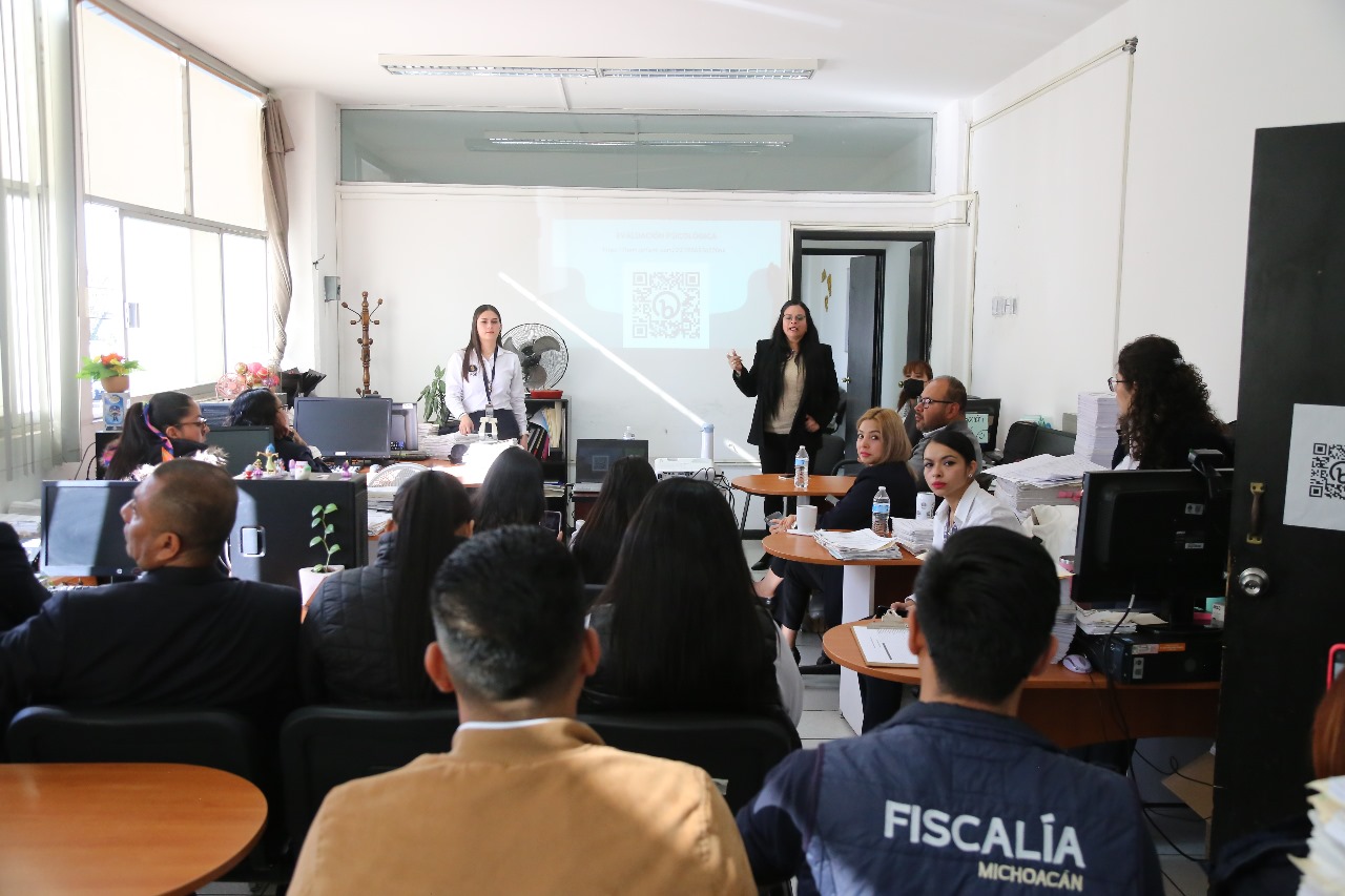 Fortalece Fiscalía General, acciones en favor de la salud mental del personal de la institución