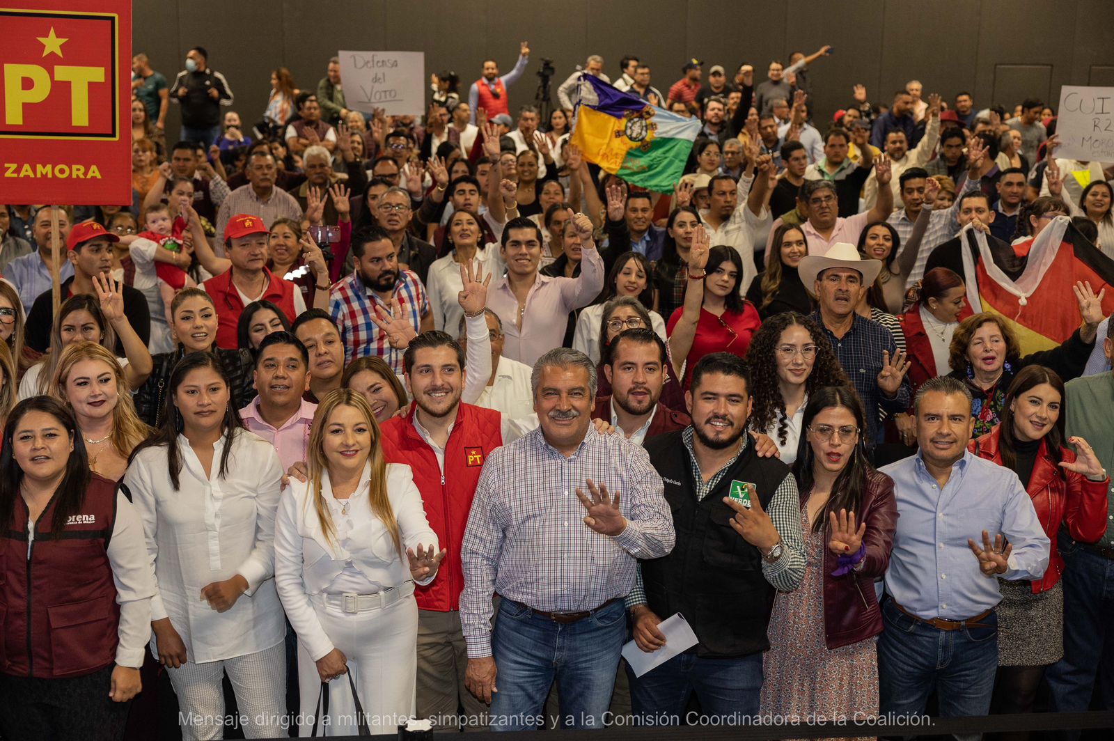 Anuncia Raúl Morón en cierre de precampaña: “Vamos a ganar todo en Michoacán”