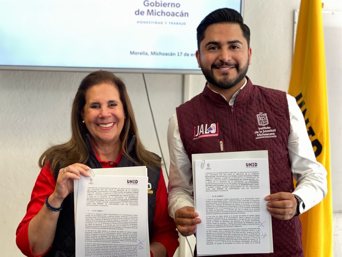 Ijumich y UNID ofrecen becas del 20 % a estudiantes de nuevo ingreso