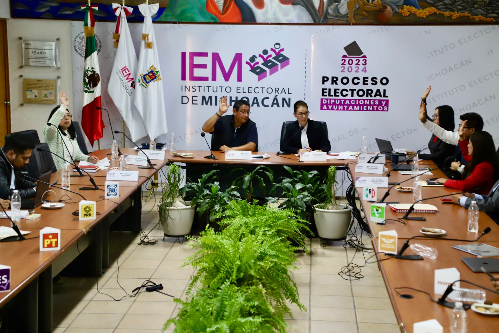 APRUEBA EL IEM SOLICITUD DE COALICIÓN “SIGAMOS HACIENDO HISTORIA EN MICHOACÁN”