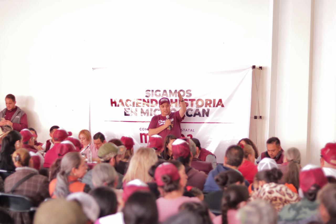 Con asambleas informativas, seguimos impulsando la 4T en Michoacán: JP Celis