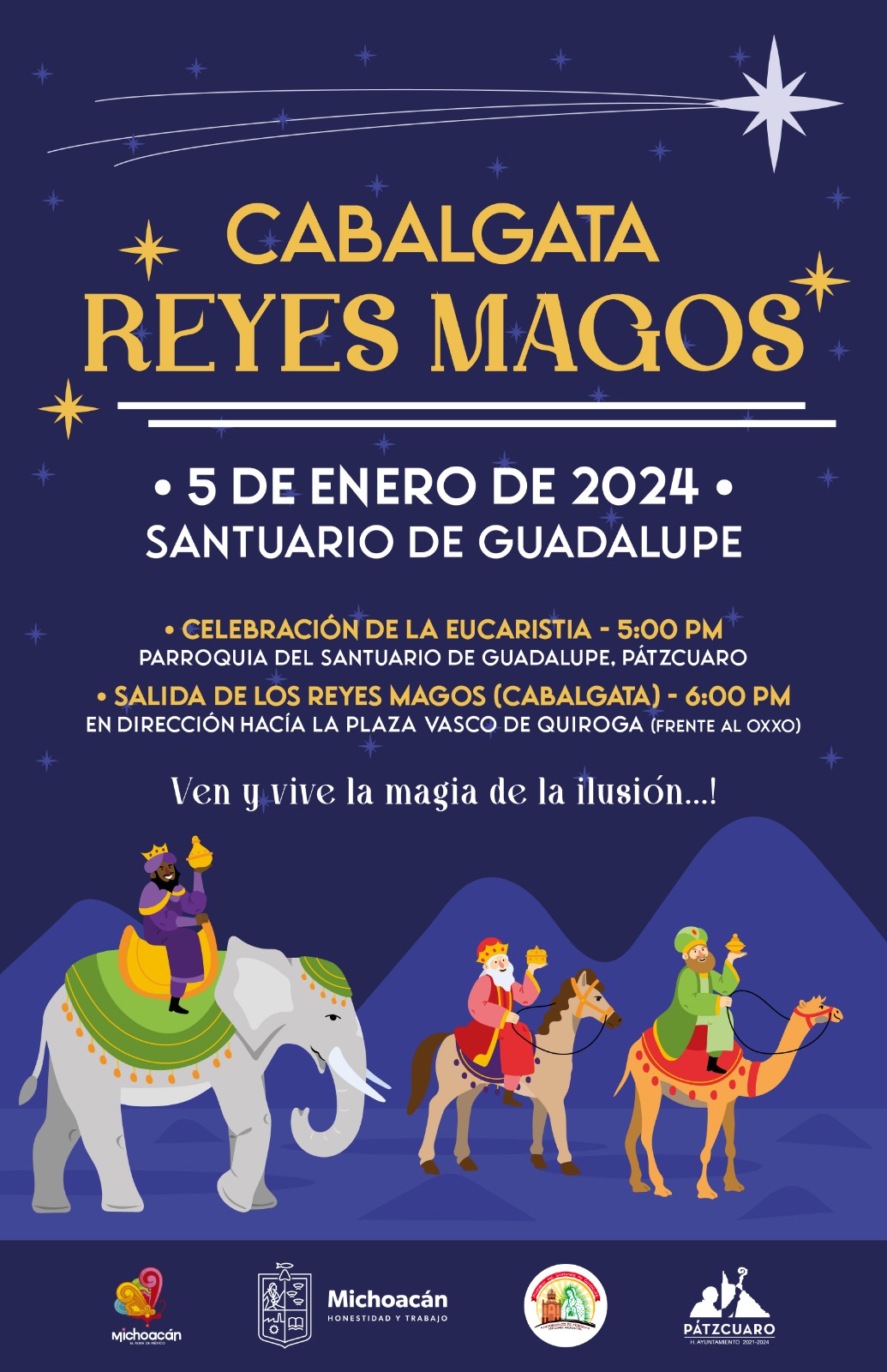 Reyes Magos llegarán al Pueblo Mágico de Pátzcuaro.