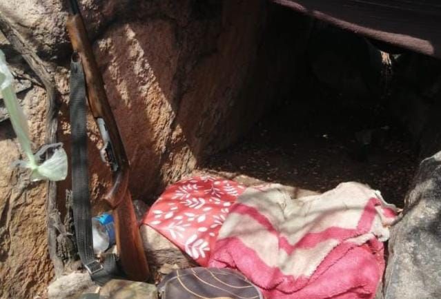 Guardia Civil, Ejército y Guardia Nacional, localizan y destruyen 2 puntos de operaciones delincuenciales.