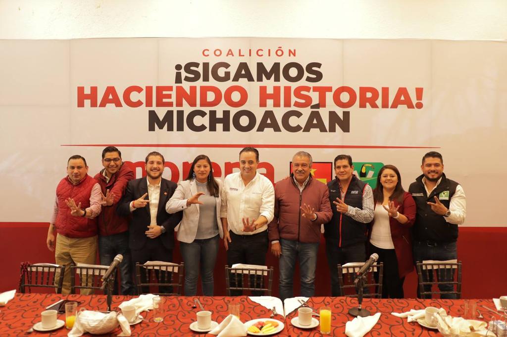 Unidos en Michoacán, Morena, PT y PVEM garantizarán que siga la transformación: JP Celis   