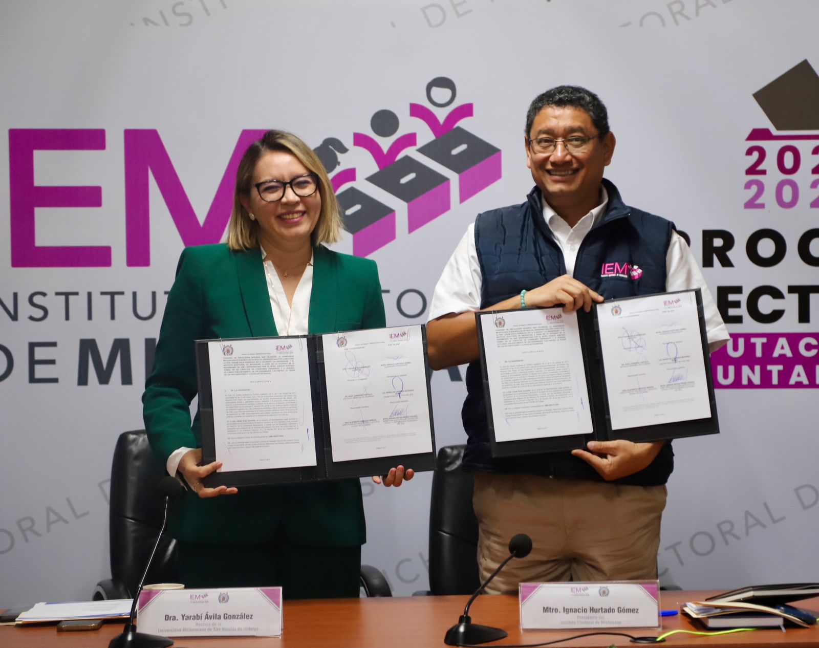 IEMich acuerda con la UMSNH fortalecer cultura política  de la ciudadanía