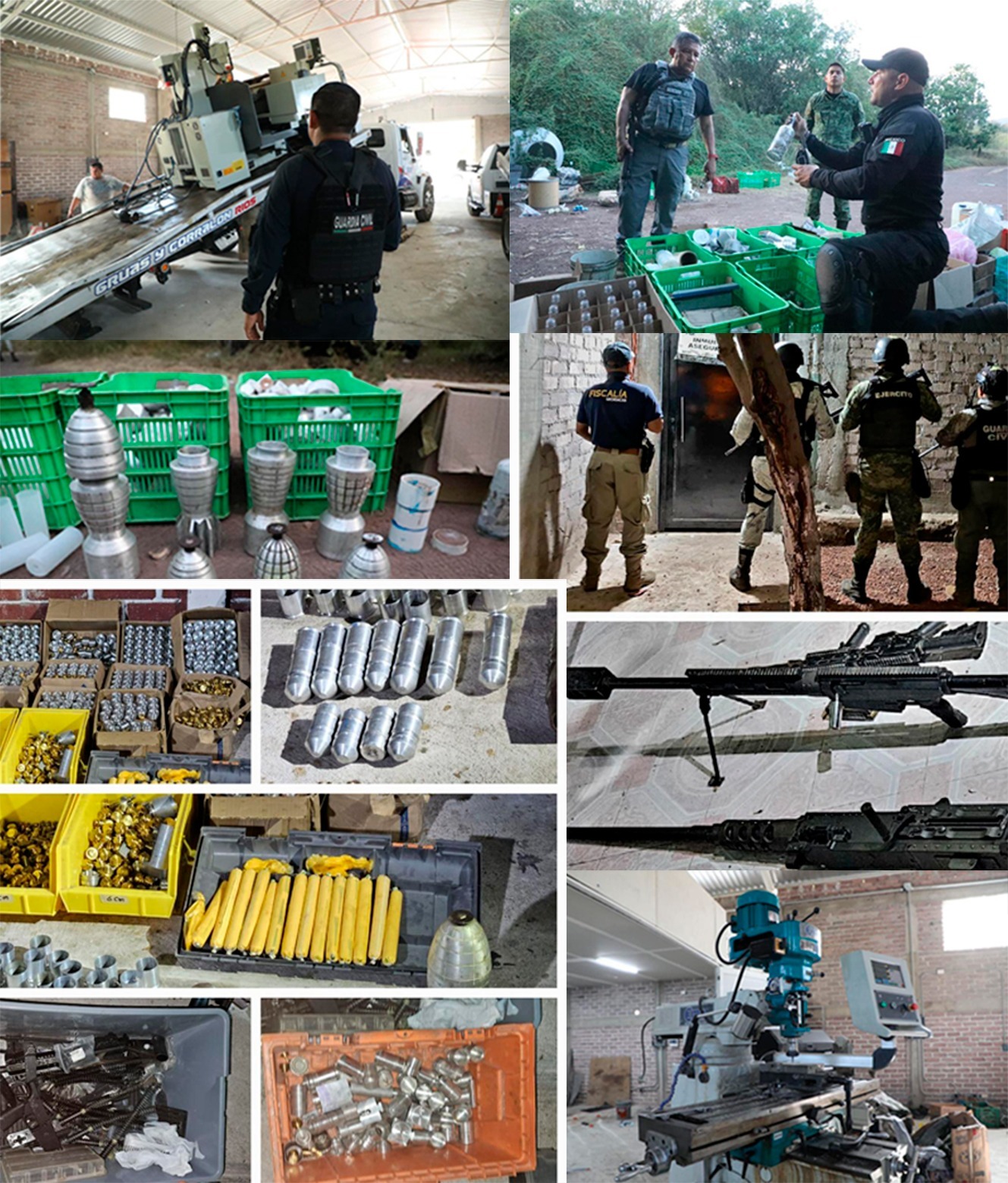 Golpe al narco: Gobierno confisca droga y revienta 8 narcofábricas en Zicuirán, con un valor de 80 mdp.