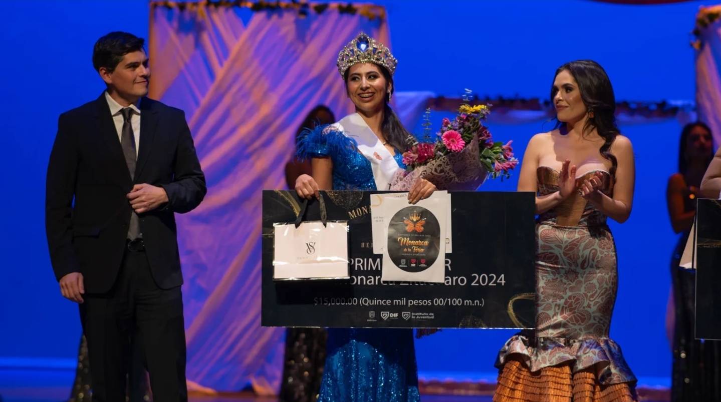 Sandra Grisell Navarrete López; Reina de la Feria Monarca 2024. 