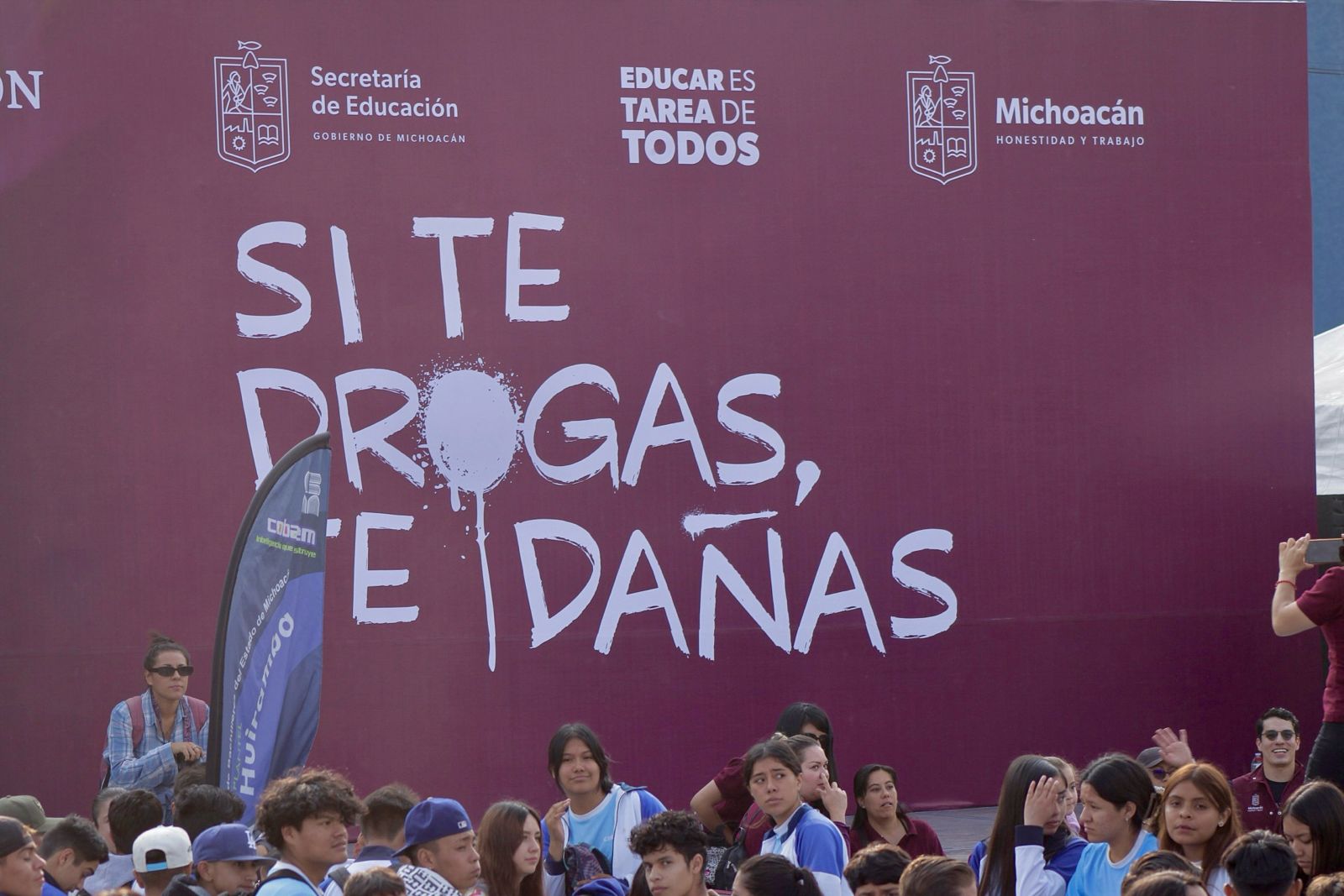 Convocan a estudiantes a participar en jornada nacional contra las drogas