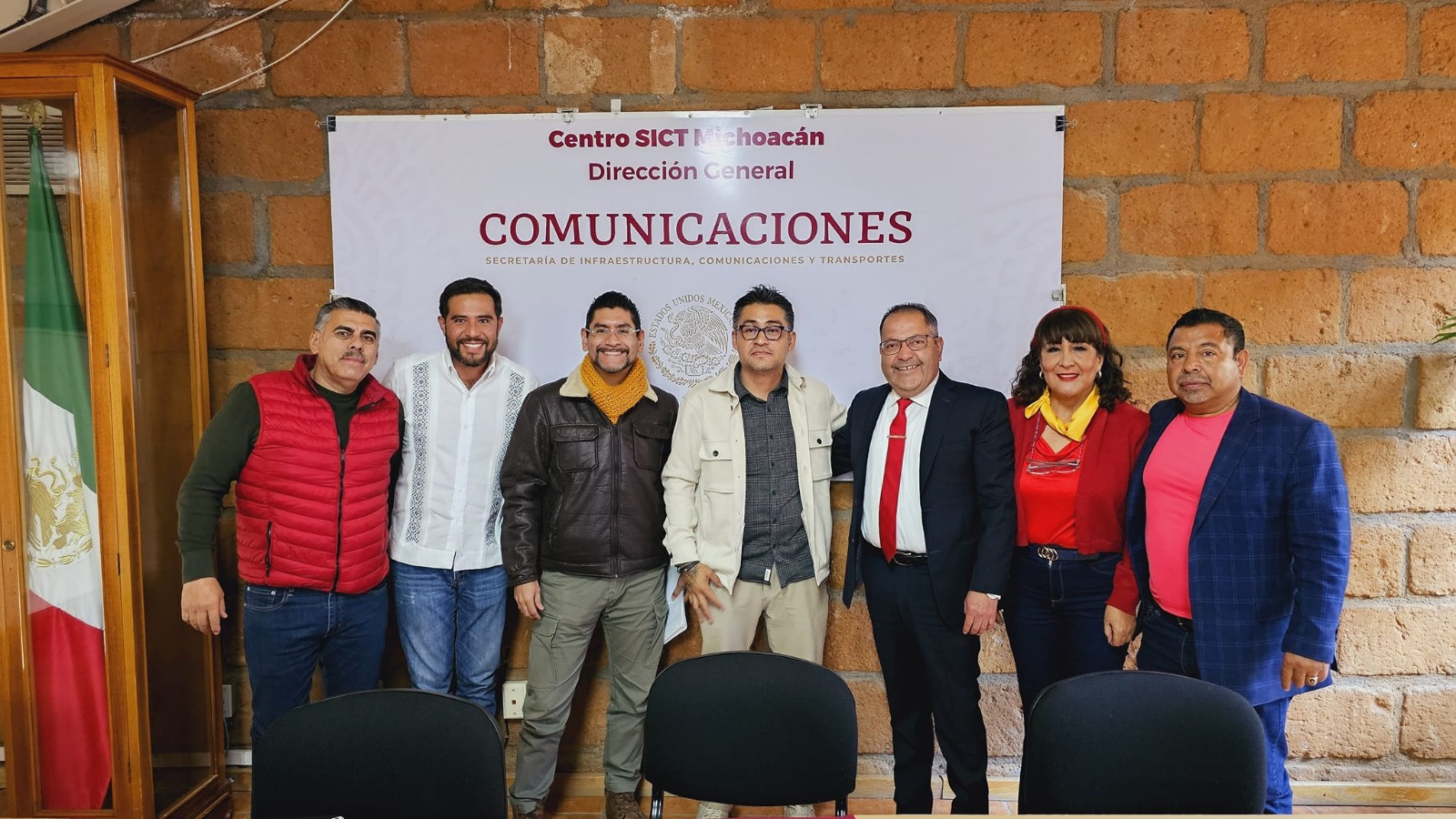 José Luis Tellez se reunió con el director de la Secretaria de Comunicaciones y Trasportes Delegación Michoacán