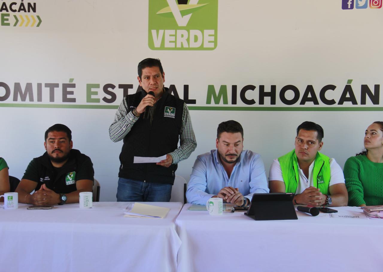 Conforma Partido Verde Michoacán equipo electoral rumbo al 2 de junio