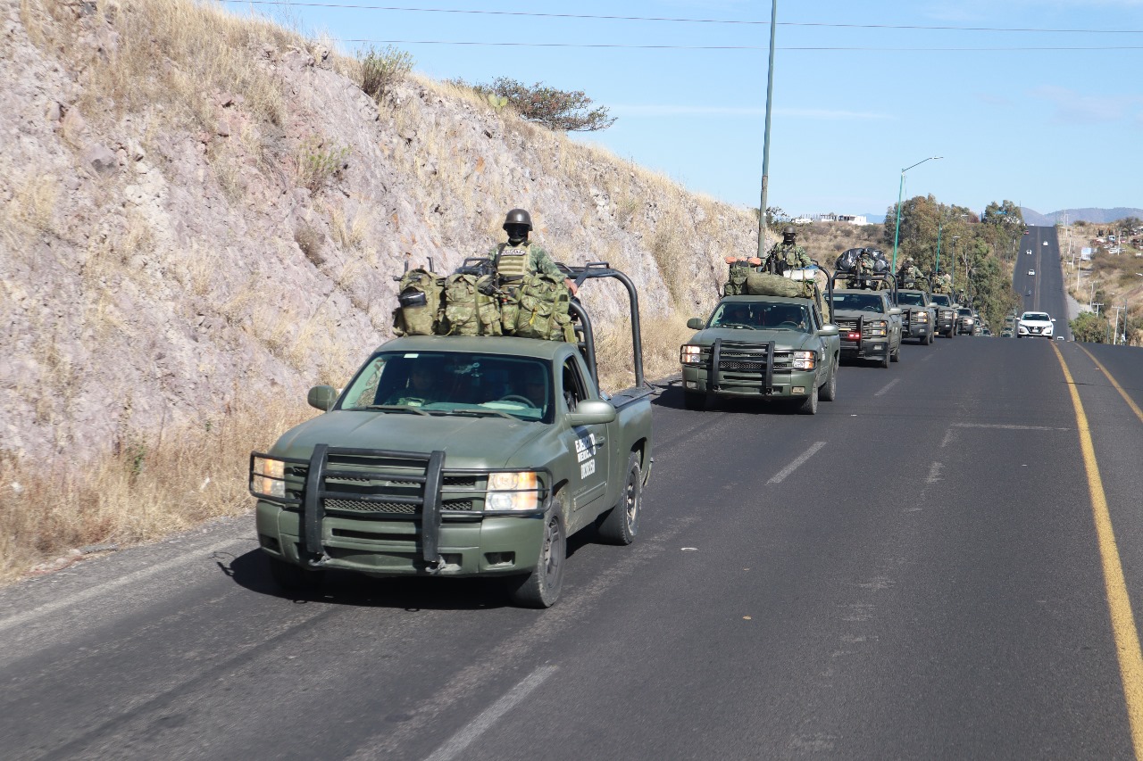 Llegan otros 400 elementos del Ejército Mexicano al estado de Michoacán