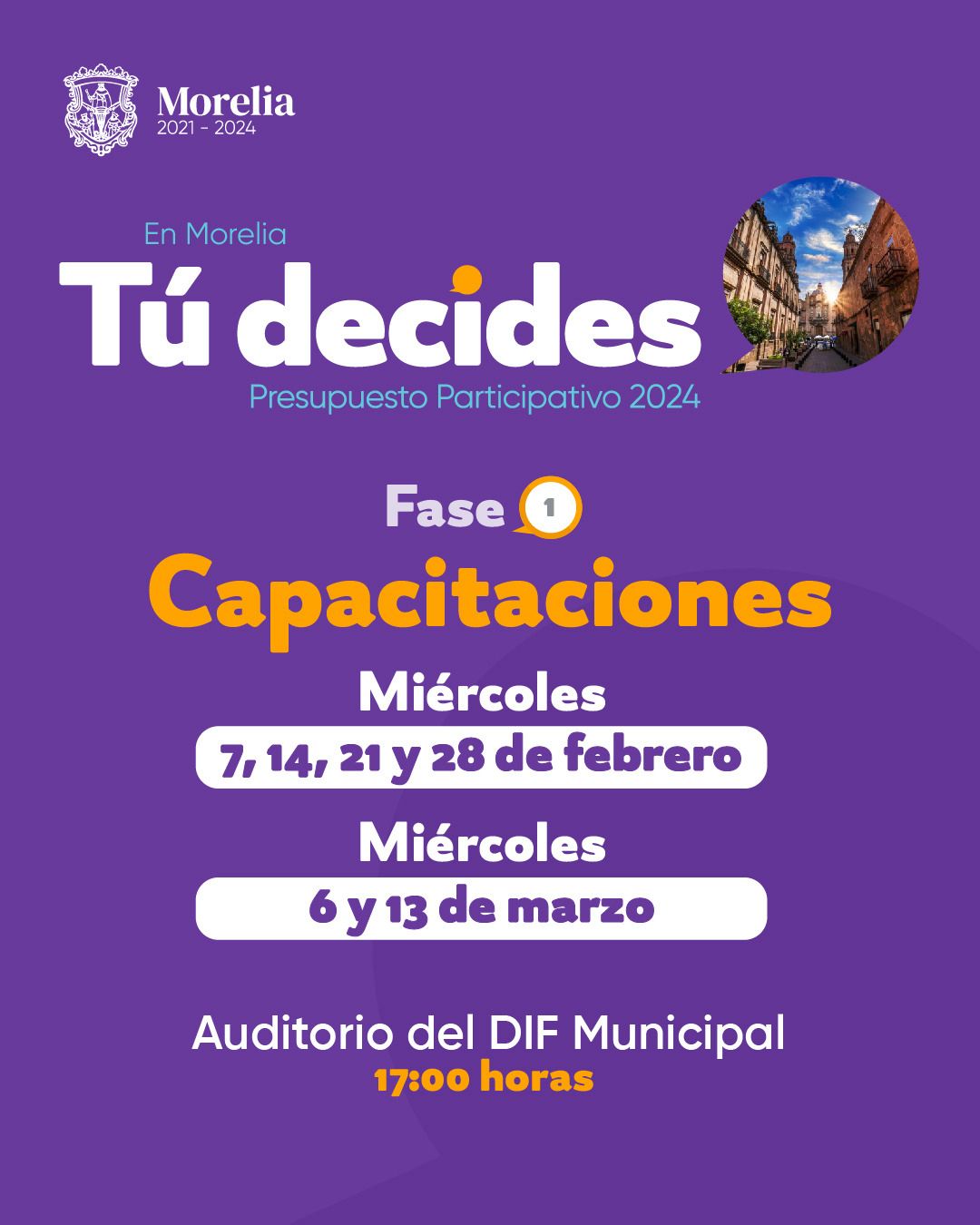 IMPLAN te capacita para la elaboración del proyecto para el Presupuesto Participativo 2024