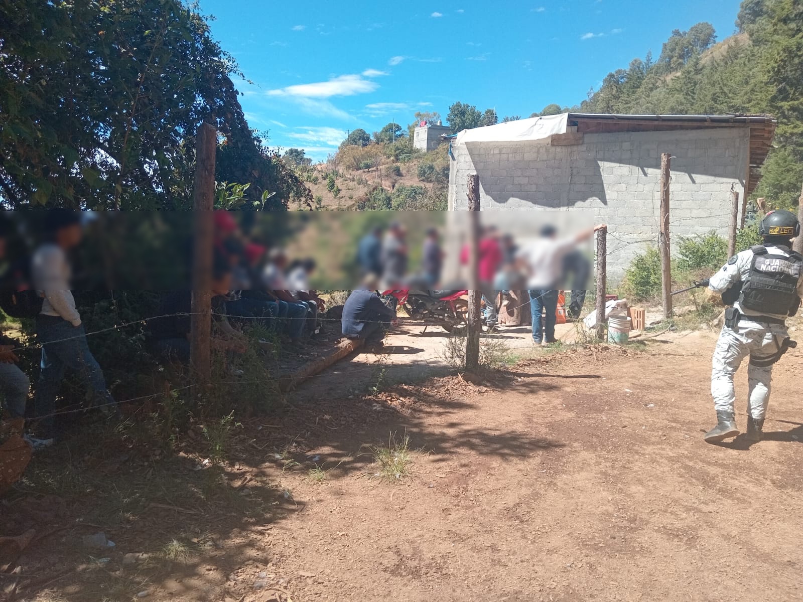 En acción coordinada, desactivan palenque clandestino en Zitácuaro