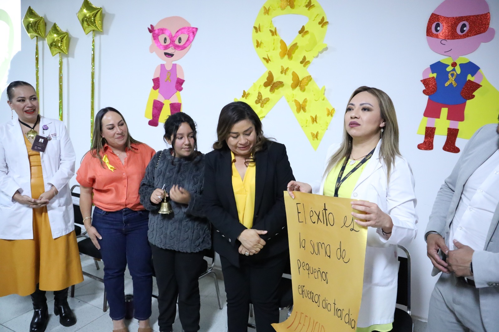 La guerrera Lilieth toca la campana tras vencer el cáncer