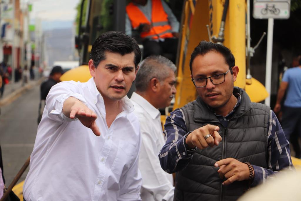 Continúa segunda etapa del Embellecimiento del Centro Histórico en Zitácuaro 