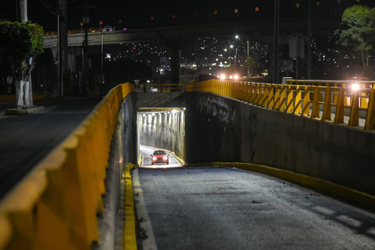 SCOP reabre túneles de distribuidor vial Paso Morelos.