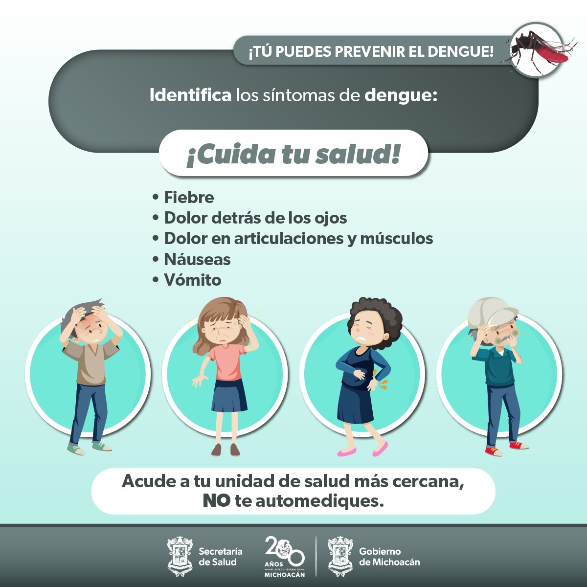 Conoce los 3 tipos de dengue, sus síntomas y cómo prevenirlo