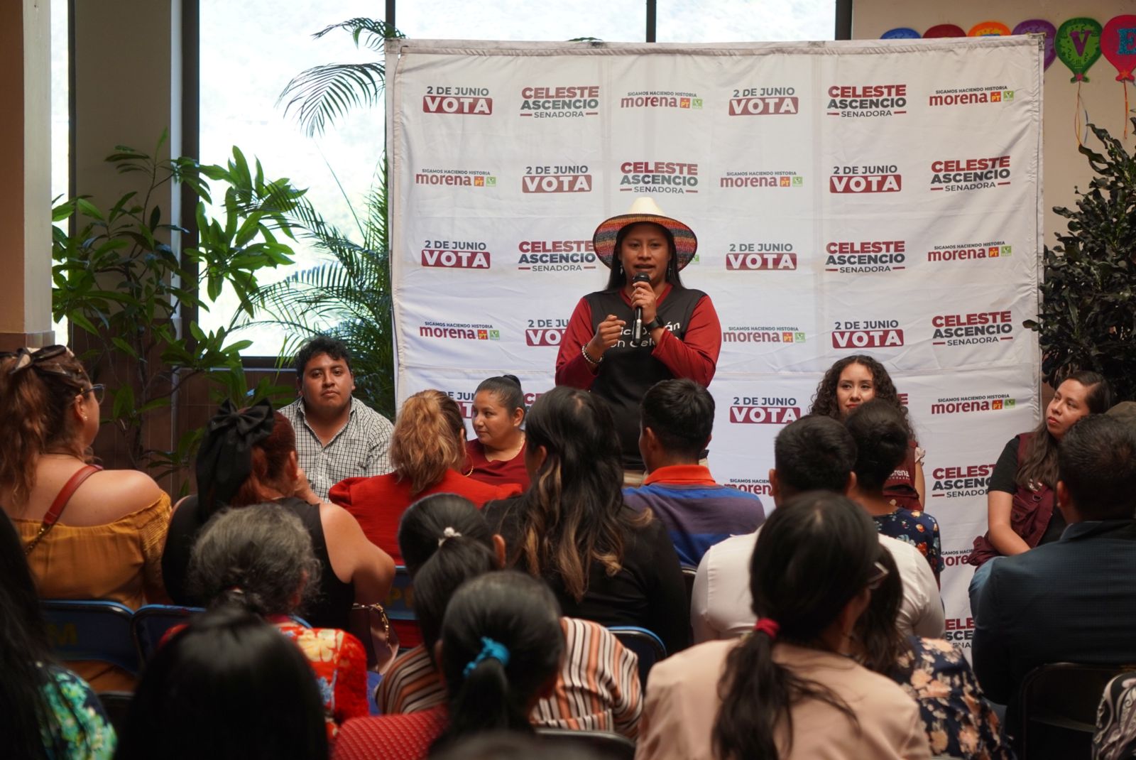 Llama Celeste Ascencio a michoacanos a votar 5 de 5