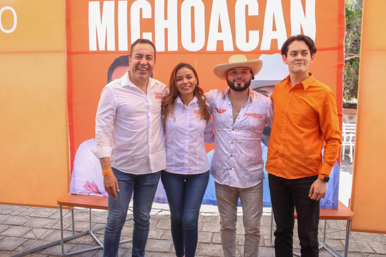 Llegaremos al Senado los que tenemos ganas de trabajar por Michoacán: Carlos Herrera