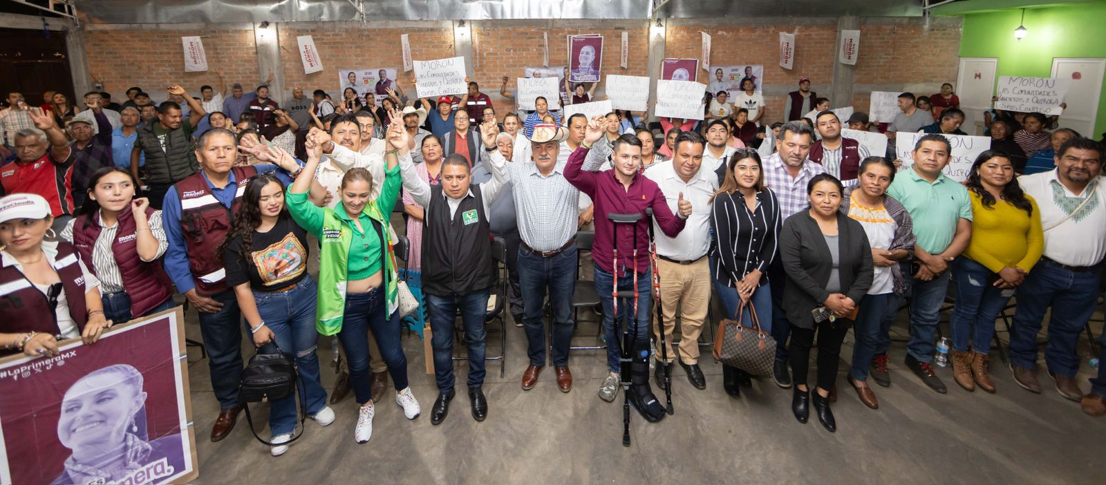 Defenderá Raúl Morón lucha por la democracia de las y los michoacanos