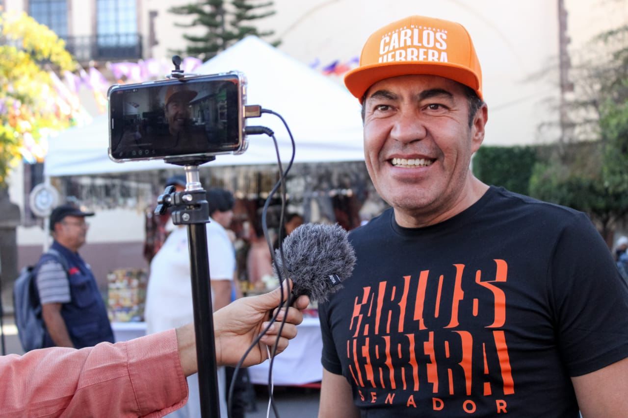 Alcanzar la paz en Michoacán es un nuevo camino para el desarrollo de nuestra gente: Carlos Herrera