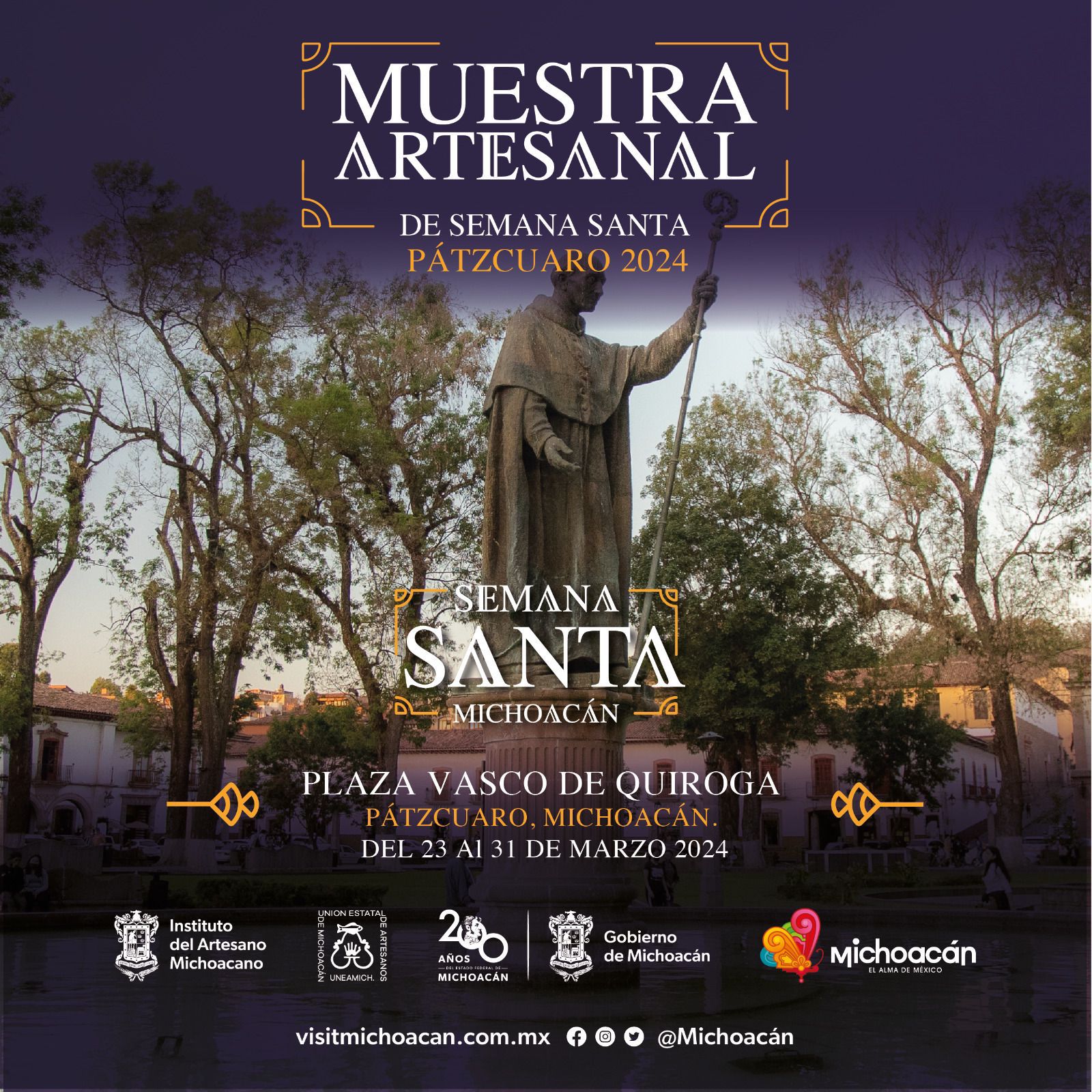 Pátzcuaro y Morelia tendrán muestras artesanales por Semana Santa