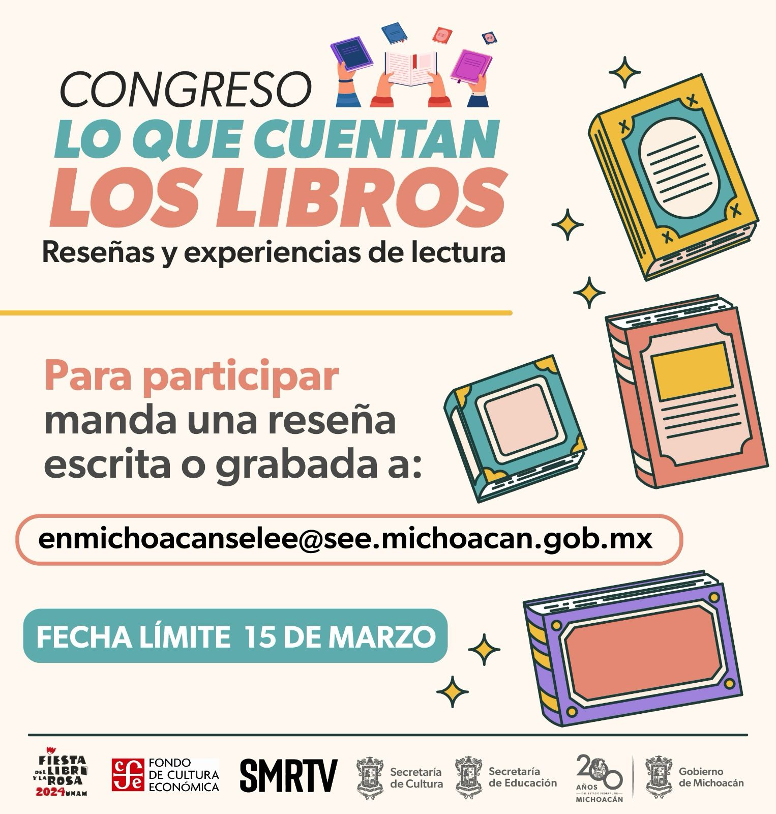 Cuenta tu reseña literaria y participa en un congreso con Francisco Hinojosa
