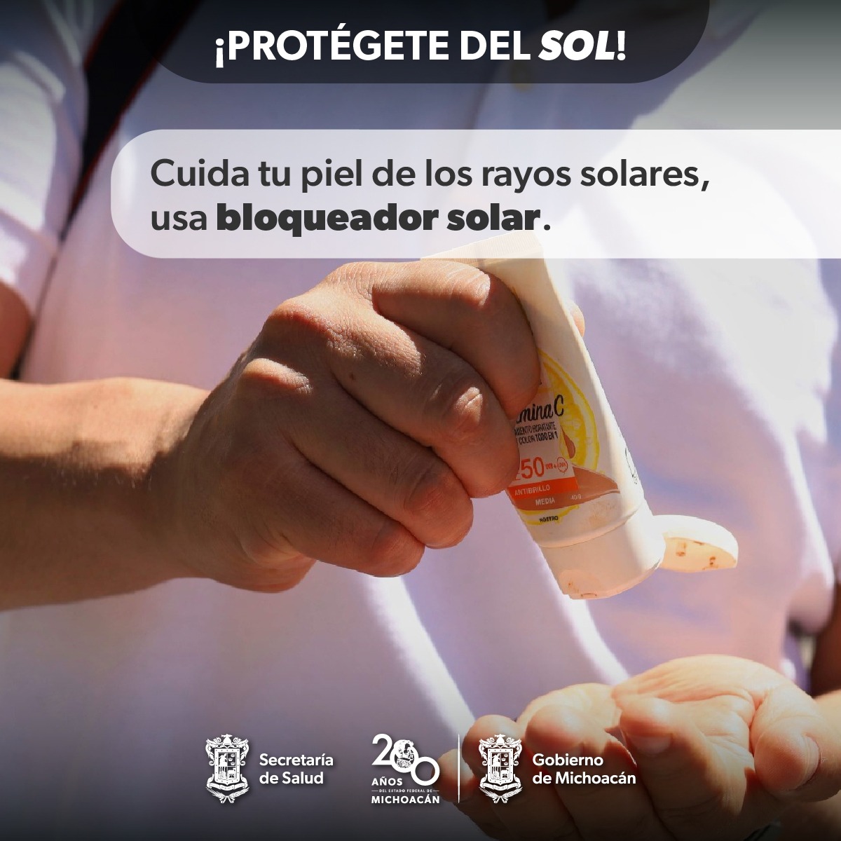 Usar bloqueador solar ayuda a prevenir quemaduras por el sol: SSM