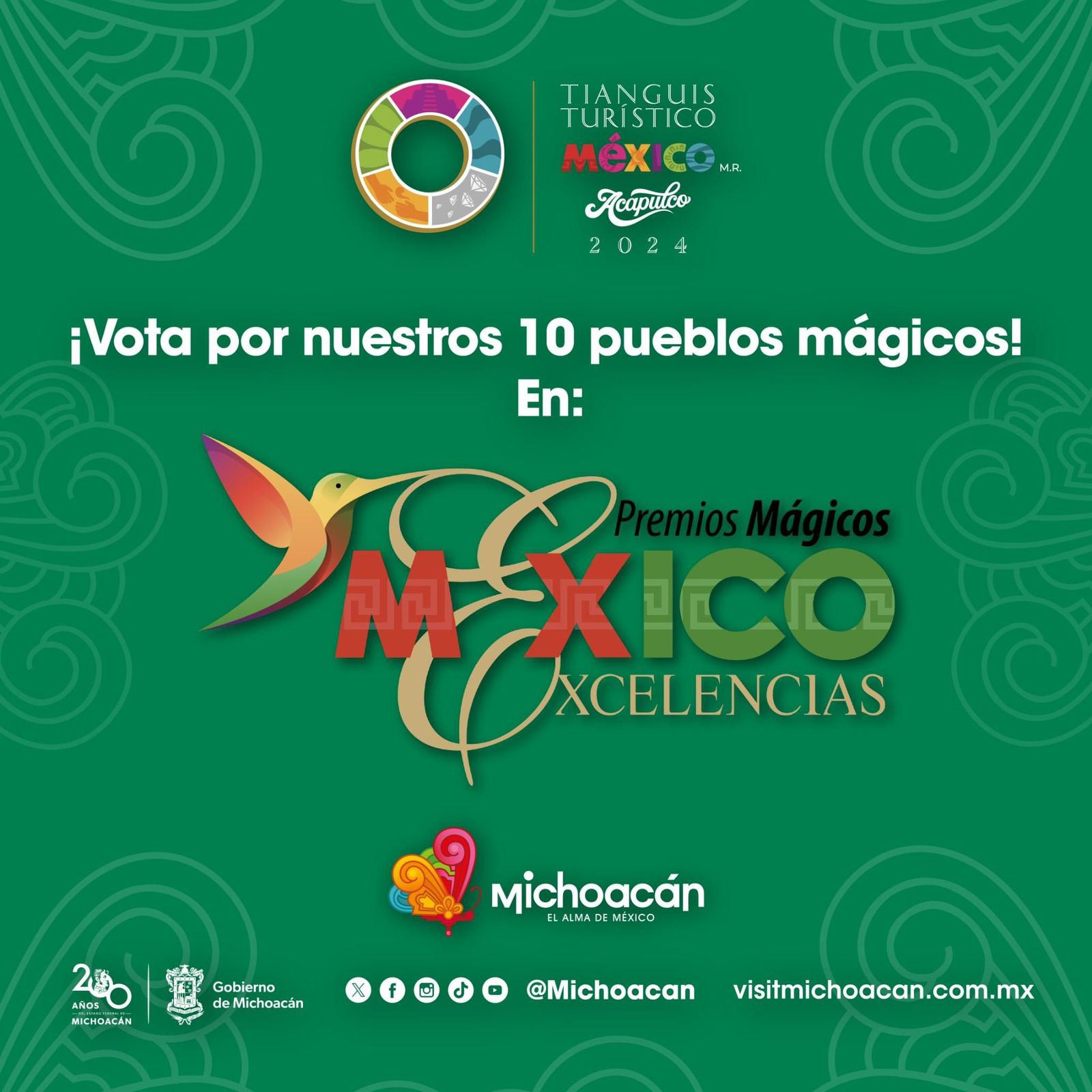 Pueblos Mágicos de Michoacán, con 8 nominaciones a premio nacional