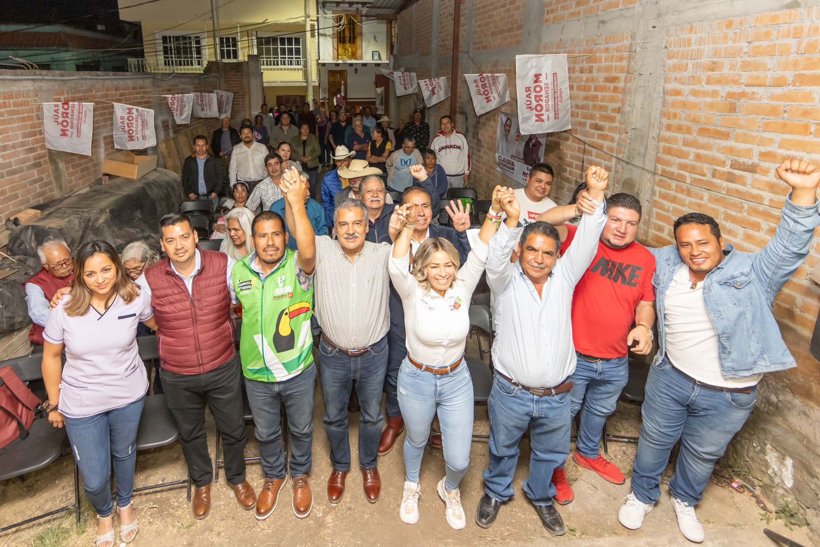 «El éxito de Morena se debe a que es el pueblo quien nombra a sus representantes»: Morón