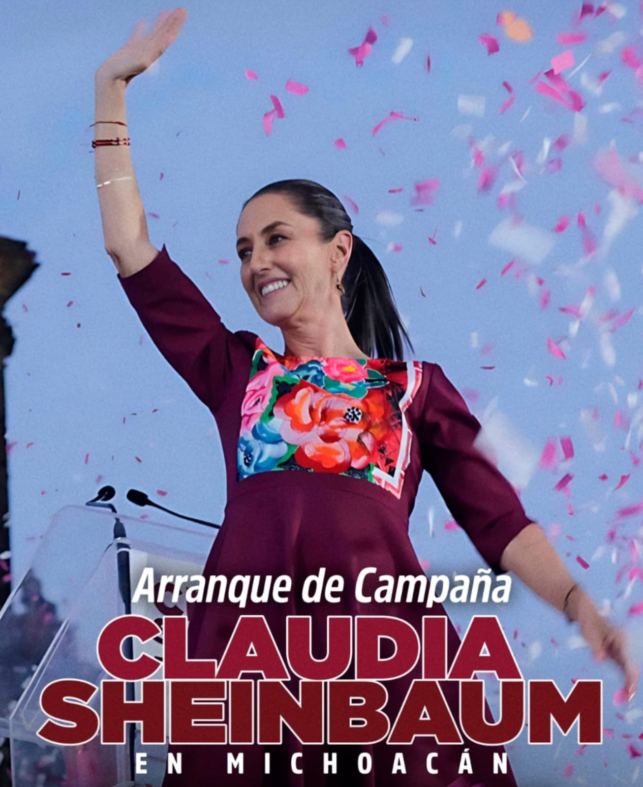 Claudia Sheinbaum arranca campaña en Michoacán