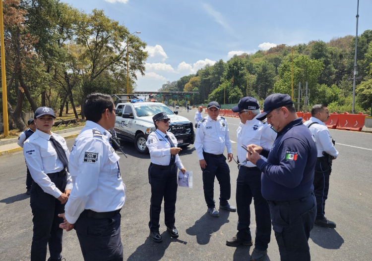 En un esfuerzo por garantizar la seguridad de los turistas que regresan a su lugar de origen, tras disfrutar de la Semana Santa, en diferentes municipios del Estado