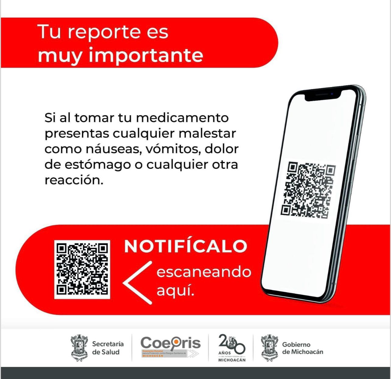 SSM explica cómo reportar malestares por medicamentos o vacunas